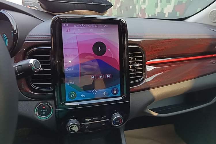 Used Chery QQ Little Ant 2022 Sweet Pink Edition Half-Sugar Version Lithium Iron Phosphate 30 kW 301 km Audio And AC Panel