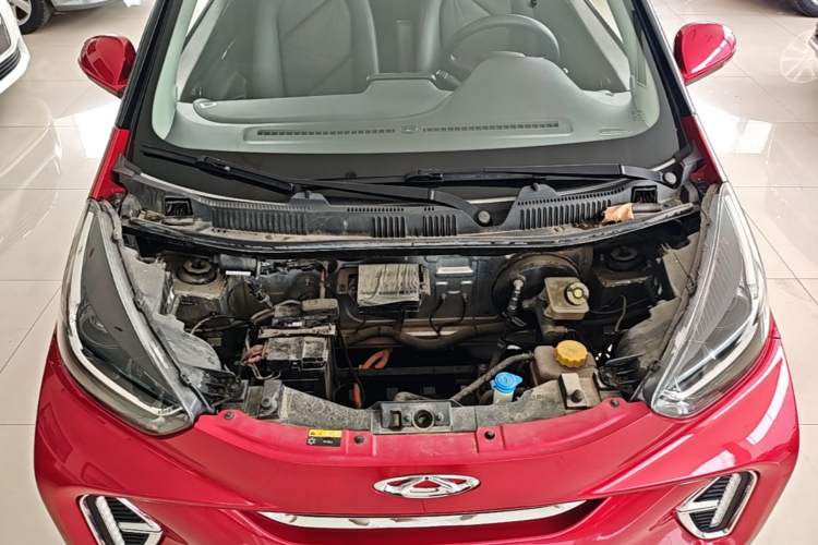 Used Chery QQ Little Ant 2022 Sweet Pink Edition Half-Sugar Version Lithium Iron Phosphate 29.2 kWh 30 kW 301 km Engine Bay
