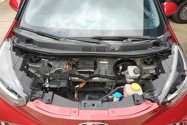 Used Chery QQ Little Ant 2022 Sweet Pink Edition Half-Sugar Version Lithium Iron Phosphate 30 kW 301 km Engine Bay