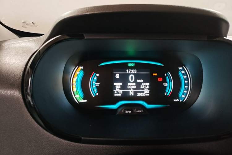 Used Chery QQ Little Ant 2022 Sweet Pink Edition Half-Sugar Version Lithium Iron Phosphate 30 kW 301 km Instrument Cluster