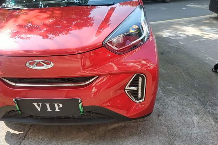 Used Chery QQ Little Ant 2022 Sweet Pink Edition Half-Sugar Version Lithium Iron Phosphate 30 kW 301 km Left Front Headlight
