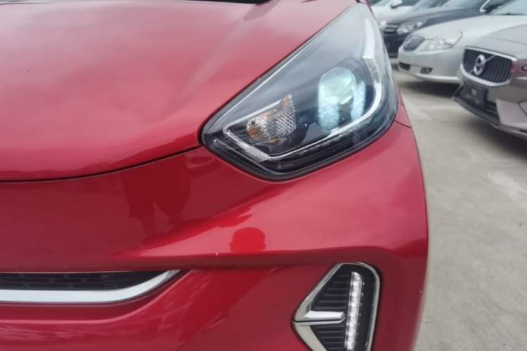 Used Chery QQ Little Ant 2022 Sweet Pink Edition Half-Sugar Version Lithium Iron Phosphate 30 kW 301 km Left Front Headlight