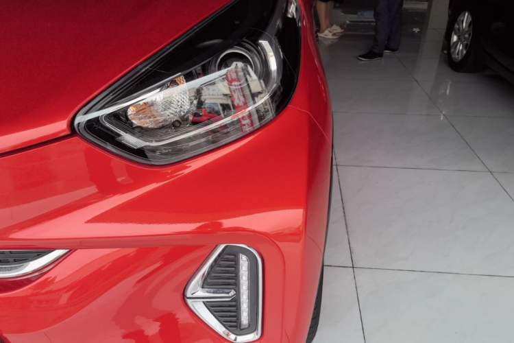 Used Chery QQ Little Ant 2022 Sweet Pink Edition Half-Sugar Version Lithium Iron Phosphate 30 kW 301 km Left Front Headlight