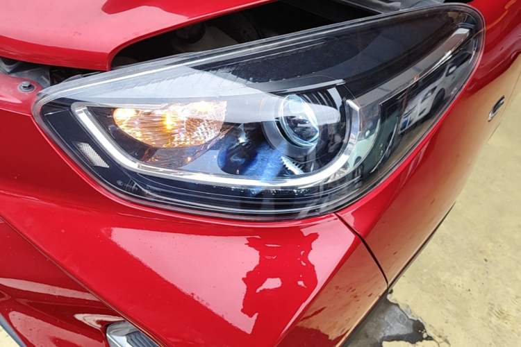 Used Chery QQ Little Ant 2022 Sweet Pink Edition Half-Sugar Version Lithium Iron Phosphate 29.2 kWh 30 kW 301 km Left Front Headlight