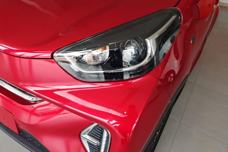 Used Chery QQ Little Ant 2022 Sweet Pink Edition Half-Sugar Version Lithium Iron Phosphate 30 kW 301 km Left Front Headlight