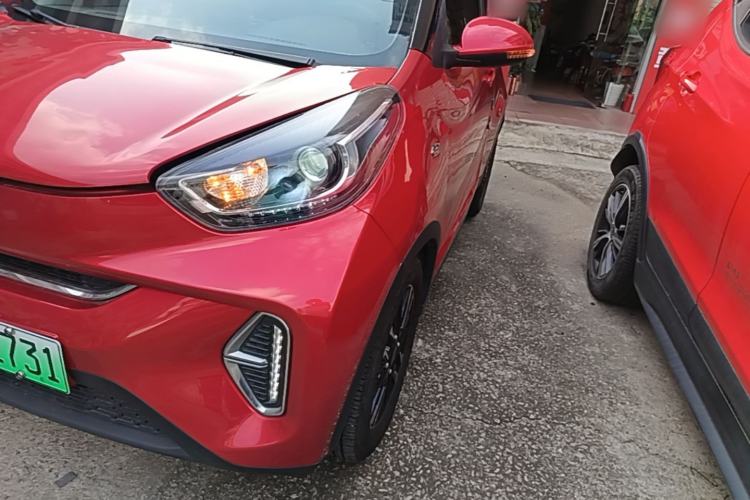 Used Chery QQ Little Ant 2022 Sweet Pink Edition Half-Sugar Version Lithium Iron Phosphate 30 kW 301 km Left Front Headlight