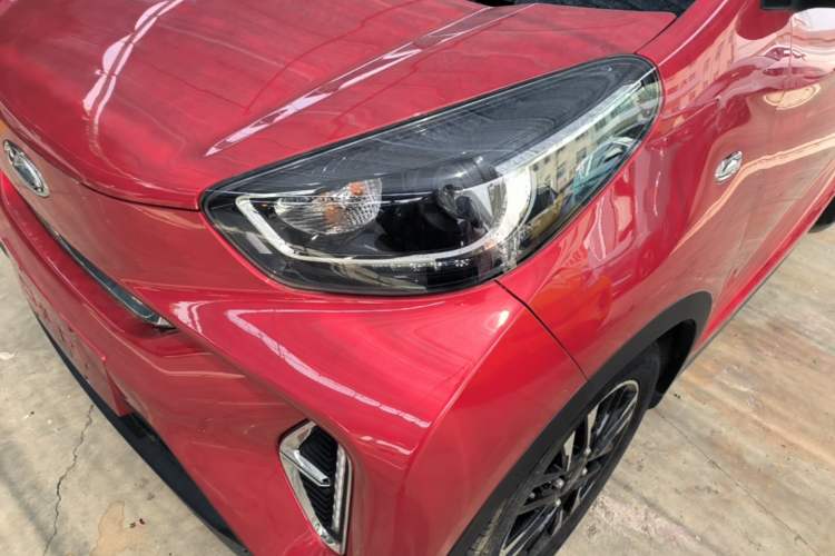 Used Chery QQ Little Ant 2022 Sweet Pink Edition Half-Sugar Version Lithium Iron Phosphate 30 kW 301 km Left Front Headlight