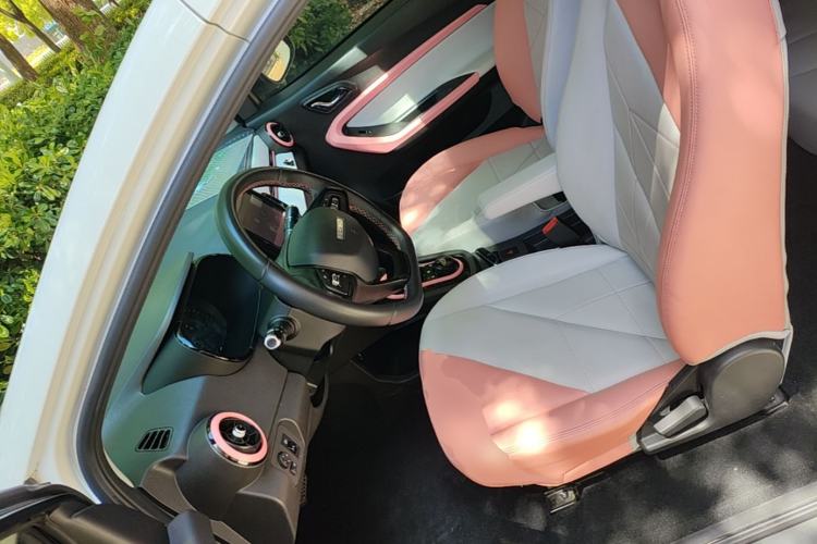 Used Chery QQ Little Ant 2022 Restyled Version Sweet Pink Edition Half-Sugar Version 30.6 kWh 30 kW 301 km Left Front Seat