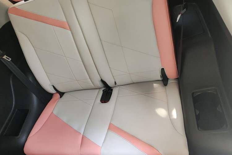 Used Chery QQ Little Ant 2022 Restyled Version Sweet Pink Edition Half-Sugar Version 30.6 kWh 30 kW 301 km Left Rear Seat