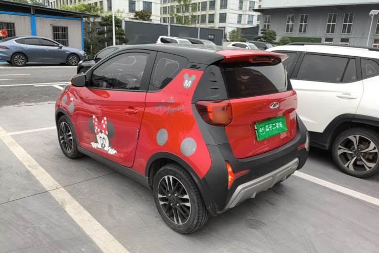 Used Chery QQ Little Ant 2022 Revised Version Sweet Pink Edition Half-Sugar Version Lithium Iron Phosphate 30.7 kWh 30 kW 301 km Rear Left 45 Deg