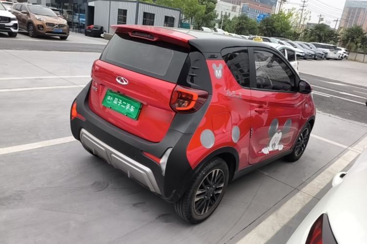 Used Chery QQ Little Ant 2022 Revised Version Sweet Pink Edition Half-Sugar Version Lithium Iron Phosphate 30.7 kWh 30 kW 301 km Rear Right 45 Deg