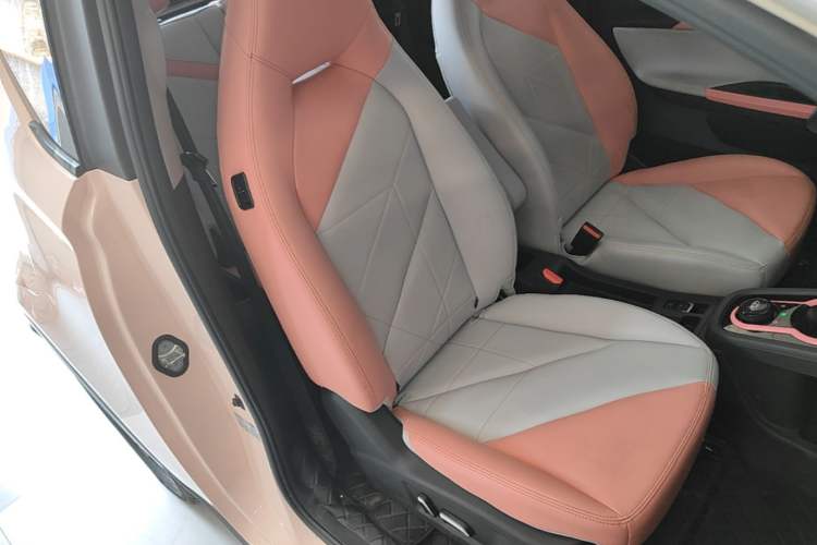 Used Chery QQ Little Ant 2022 Sweet Pink Edition Half-Sugar Version Lithium Iron Phosphate 29.2 kWh 30 kW 301 km Right Front Seat