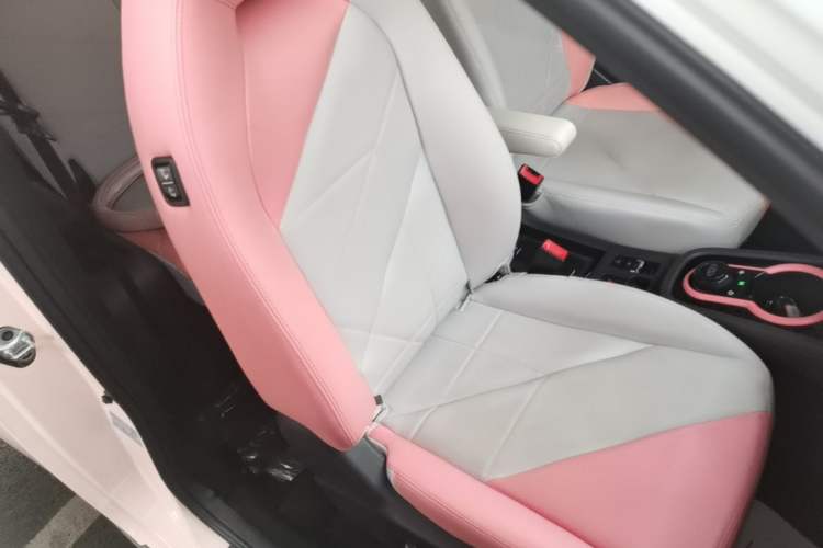 Used Chery QQ Little Ant 2022 Restyled Version Sweet Pink Edition Half-Sugar Version 30.6 kWh 30 kW 301 km Right Front Seat
