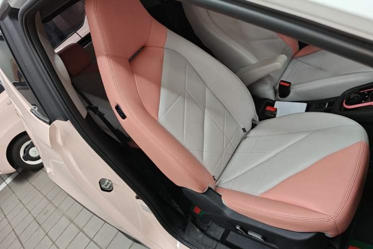Used Chery QQ Little Ant 2022 Revised Version Sweet Pink Edition Half-Sugar Version Lithium Iron Phosphate 30.7 kWh 30 kW 301 km Right Front Seat