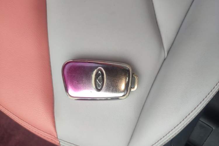 Used Chery QQ Little Ant 2022 Restyled Version Sweet Pink Edition Low-Sugar Version Lithium Iron Phosphate Battery 30.7 kWh 30 kW 301 km Vehicle Key