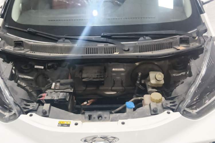 Used Chery QQ Little Ant 2022 Sweet Pink Edition Full-Sugar Version Lithium Iron Phosphate 30 kW 301 km Engine Bay