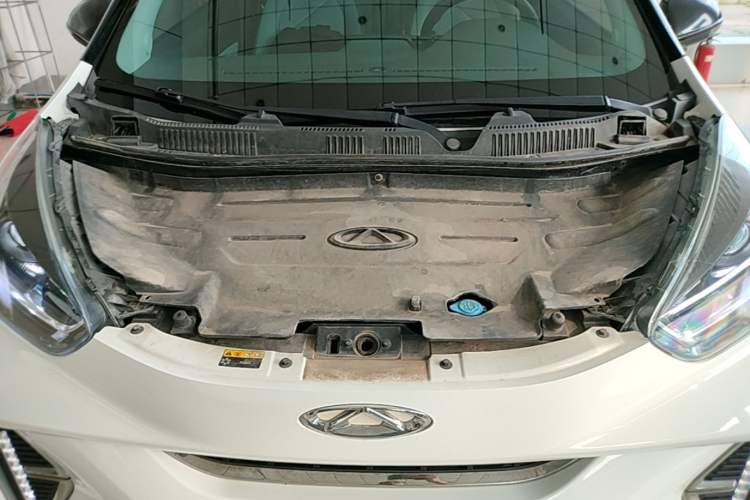 Used Chery QQ Little Ant 2022 Sweet Pink Edition Full-Sugar Version Lithium Iron Phosphate 30 kW 301 km Engine Bay