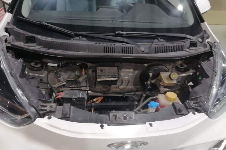Used Chery QQ Little Ant 2022 Sweet Pink Edition Half-Sugar Version Lithium Iron Phosphate 30 kW 301 km Engine Bay