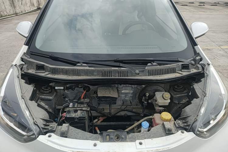 Used Chery QQ Little Ant 2022 Sweet Pink Edition Half-Sugar Version Lithium Iron Phosphate 30 kW 301 km Engine Bay