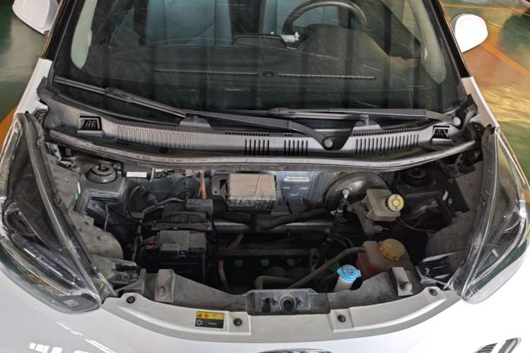 Used Chery QQ Little Ant 2022 Sweet Pink Edition Half-Sugar Version Lithium Iron Phosphate 30 kW 301 km Engine Bay