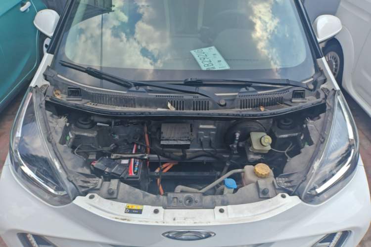 Used Chery QQ Little Ant 2022 Sweet Pink Edition Half-Sugar Version Lithium Iron Phosphate 29.2 kWh 30 kW 301 km Engine Bay