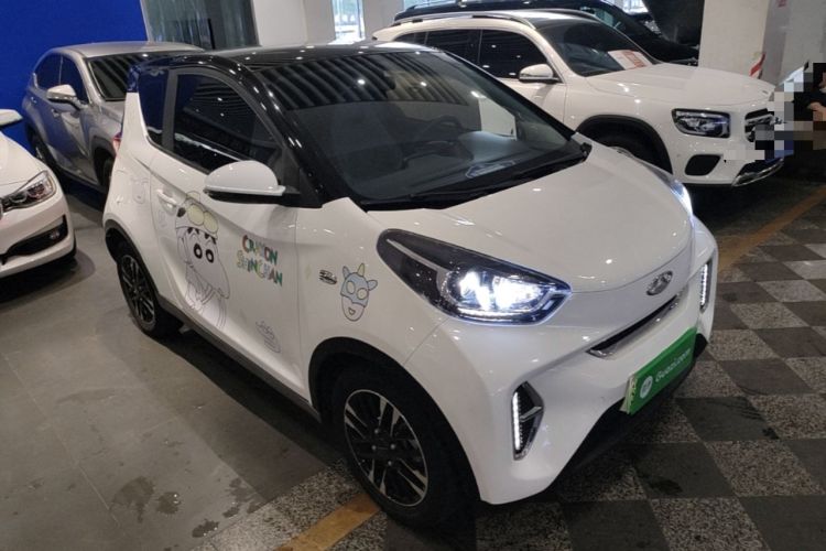 Used Chery QQ Little Ant 2022 Sweet Pink Edition Half-Sugar Version 3-Cell Lithium 30kW 301km Front Right 45 Deg