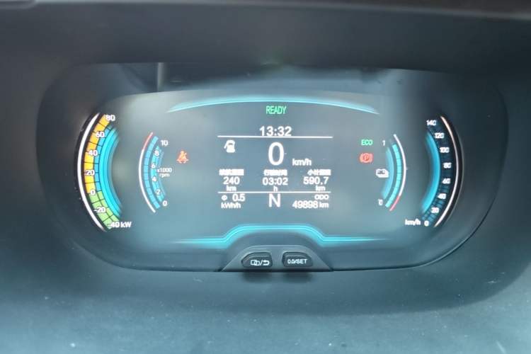 Used Chery QQ Little Ant 2022 Sweet Pink Edition Half-Sugar Version Lithium Iron Phosphate 29.2 kWh 30 kW 301 km Instrument Cluster