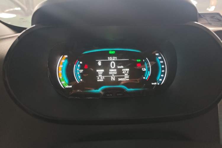 Used Chery QQ Little Ant 2022 Sweet Pink Edition Half-Sugar Version Lithium Iron Phosphate 30 kW 301 km Instrument Cluster