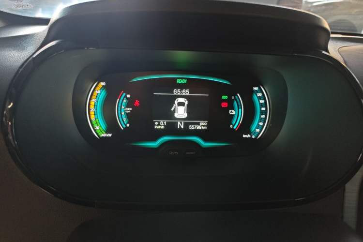 Used Chery QQ Little Ant 2022 Sweet Pink Edition Half-Sugar Version Lithium Iron Phosphate 30 kW 301 km Instrument Cluster