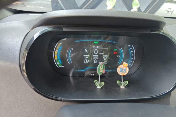 Used Chery QQ Little Ant 2022 Sweet Pink Edition Half-Sugar Version Lithium Iron Phosphate 29.2 kWh 30 kW 301 km Instrument Cluster
