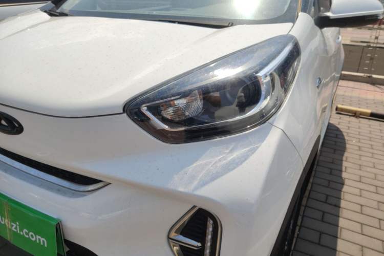 Used Chery QQ Little Ant 2022 Sweet Pink Edition Half-Sugar Version Lithium Iron Phosphate 30 kW 301 km Left Front Headlight