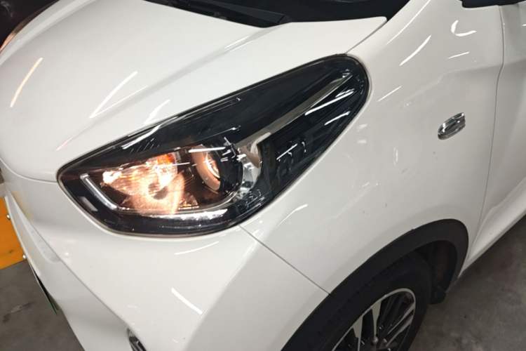 Used Chery QQ Little Ant 2022 Sweet Pink Edition Half-Sugar Version Lithium Iron Phosphate 30 kW 301 km Left Front Headlight