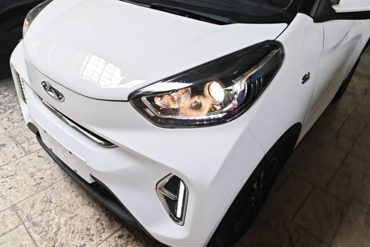 Used Chery QQ Little Ant 2022 Sweet Pink Edition Half-Sugar Version Lithium Iron Phosphate 30 kW 301 km Left Front Headlight