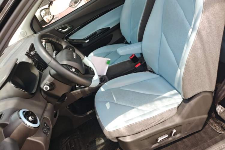 Used Chery QQ Little Ant 2022 Updated Version Sweet Pink Edition Full-Sugar Version 30.6 kWh 30 kW 301 km Left Front Seat