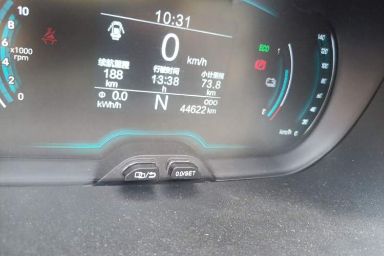 Used Chery QQ Little Ant 2022 Revised Version 2 Sweet Pink Edition Full-Sugar Version 30.6 kWh 30 kW 301 km Odometer Close Up