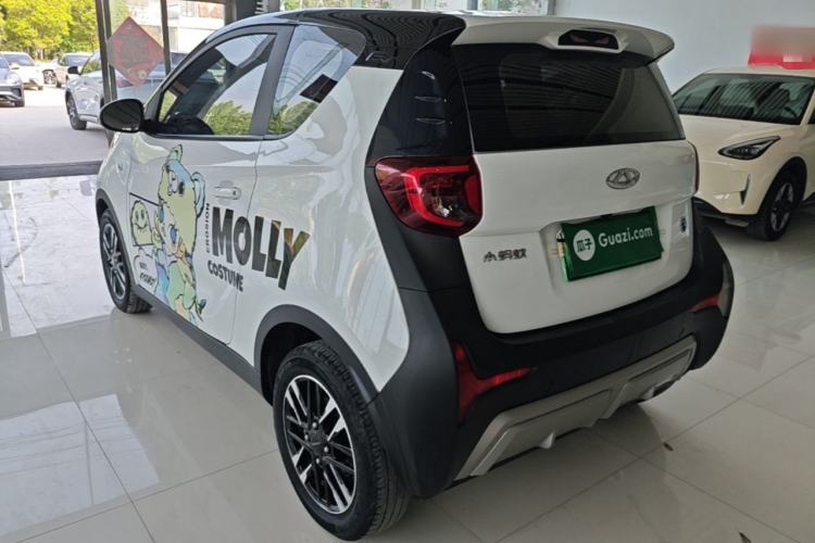 Used Chery QQ Little Ant 2022 Restyled Version Sweet Pink Edition Half-Sugar Version 28.8 kWh 30 kW 301 km Rear Left 45 Deg