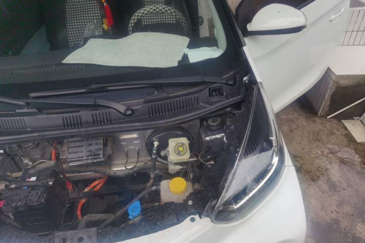 Used Chery QQ Little Ant 2023 301km True Love Plus Version Lithium Iron Phosphate Engine Bay Left