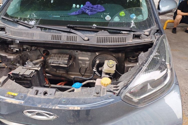 Used Chery QQ Little Ant 2023 301km True Love Plus Version Lithium Iron Phosphate Engine Bay Left