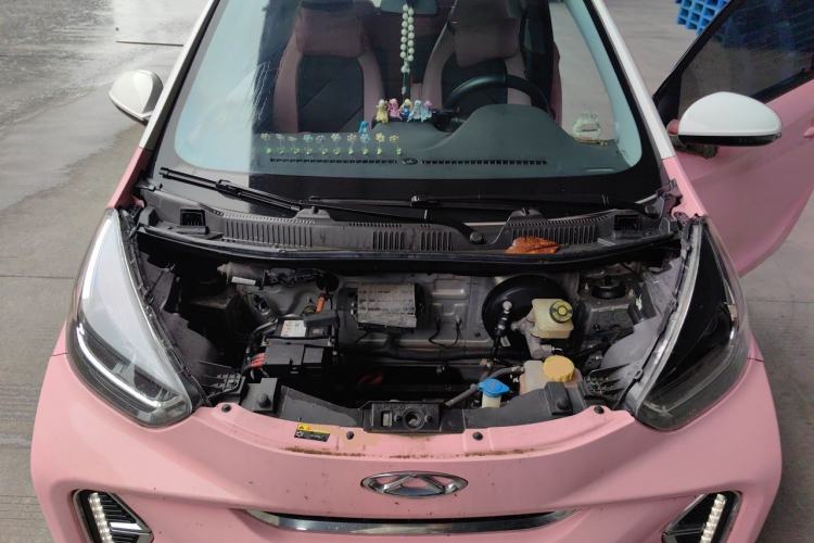Used Chery QQ Little Ant 2023 301km True Love Plus Version Lithium Iron Phosphate Engine Bay