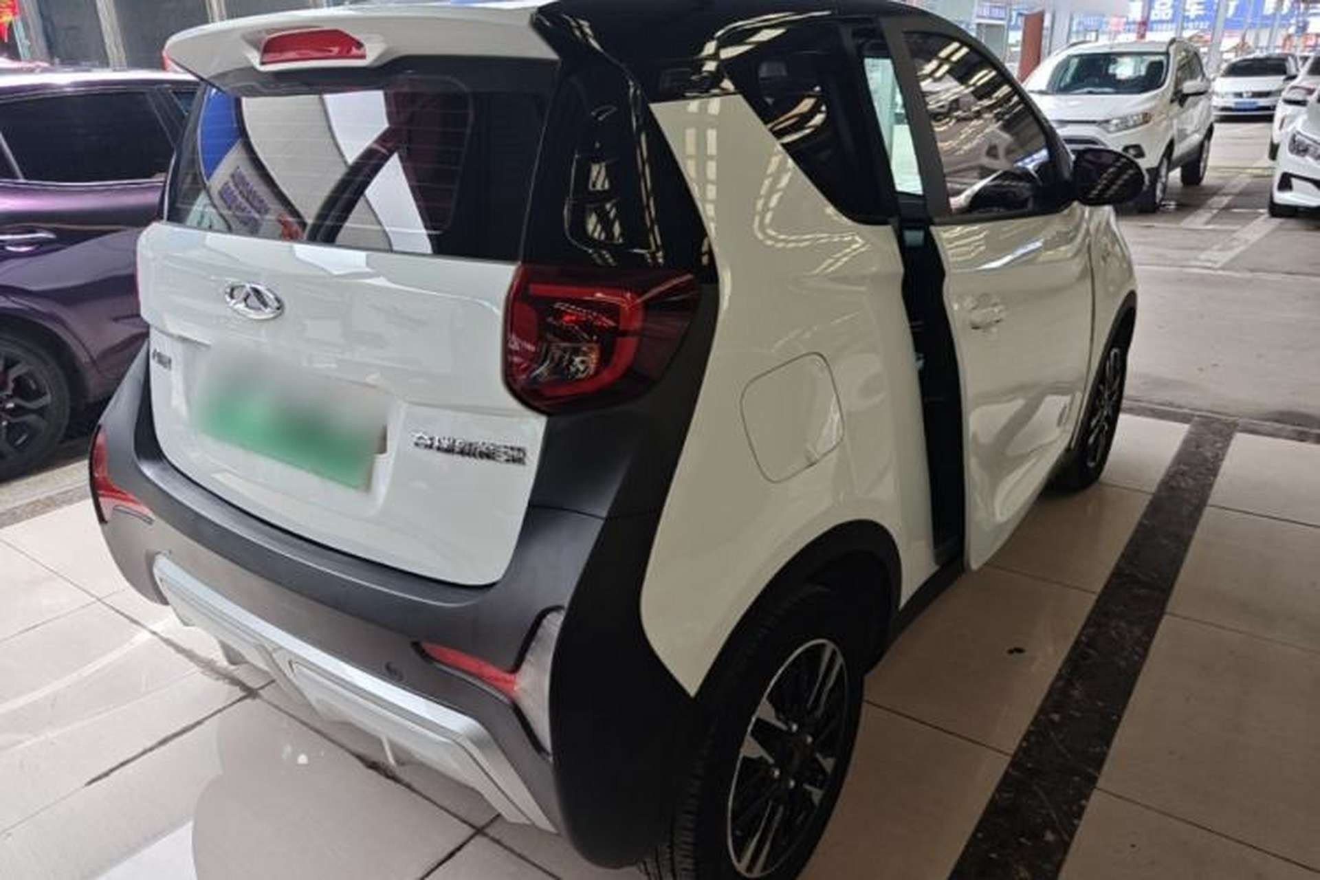Used Chery QQ Little Ant 2023 251km True Love Edition Lithium Iron Phosphate Rear Right 45 Deg