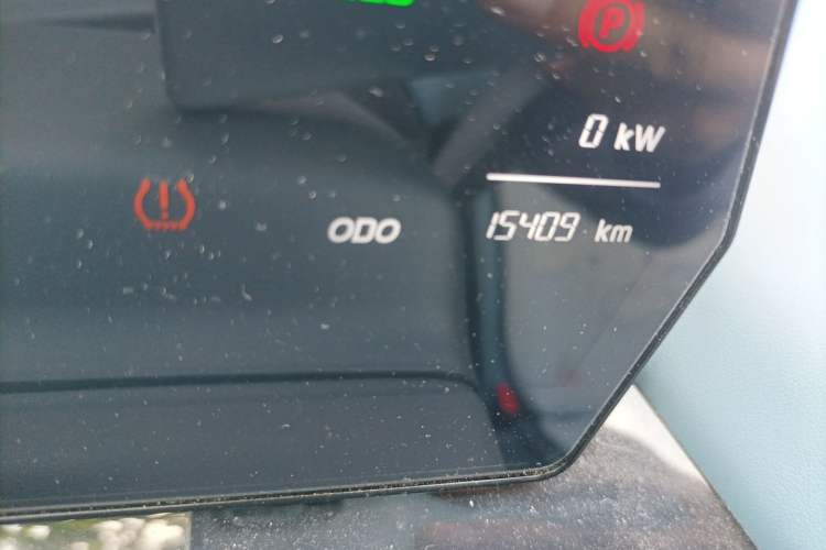 Used Chery QQ Little Ant 2024 321km Love Edition Odometer Close Up