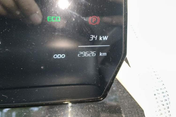 Used Chery QQ Little Ant 2024 Youth Edition 321 km Range Cool Love Version 29.23 kWh Odometer Close Up
