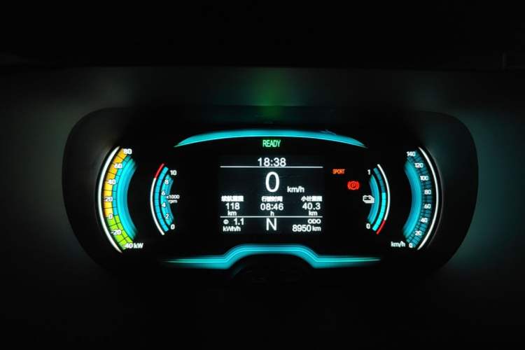 Used Chery QQ Little Ant 2024 Revised Version Youth Edition 251 km True Love Edition 25.05 kWh Instrument Cluster