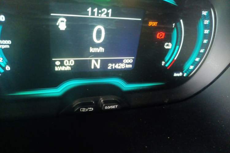 Used Chery QQ Little Ant 2024 251km True Love Edition Odometer Close Up