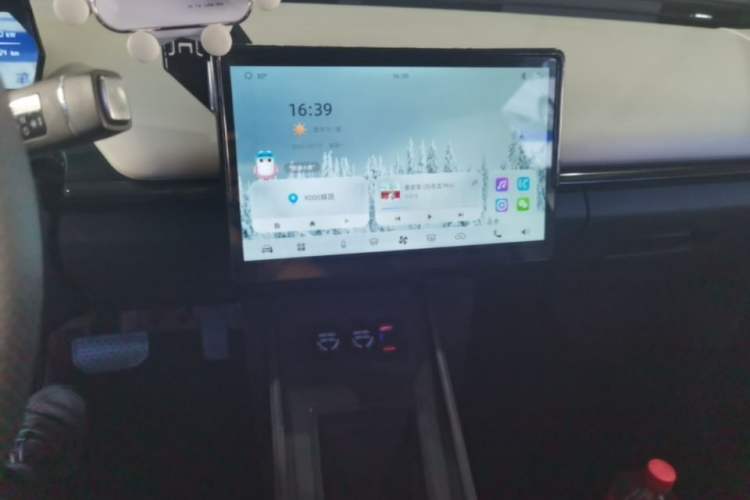 Used Chery QQ Little Ant 2024 321km Love Edition Audio And AC Panel
