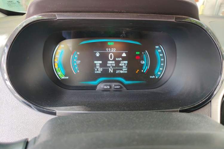 Used Chery QQ Little Ant 2024 Edition Youth Version 251km True Love Edition 25.05 kWh Odometer Close Up
