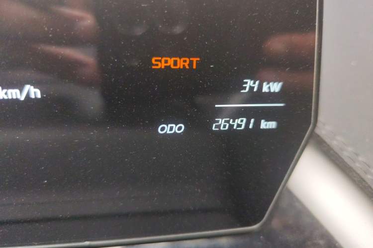 Used Chery QQ Little Ant 2024 321km Love Edition Odometer Close Up