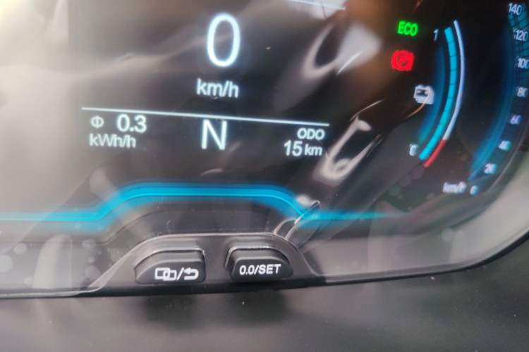 Used Chery QQ Little Ant 2024 Revised Version Youth Edition 251 km True Love Edition 25.05 kWh Odometer Close Up