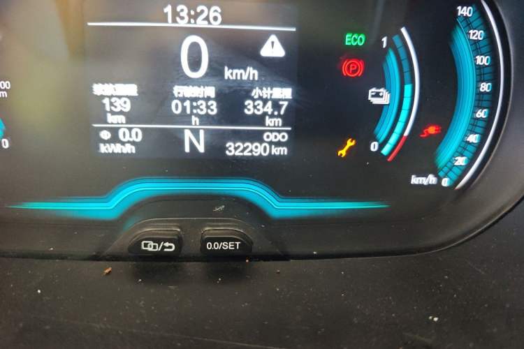 Used Chery QQ Little Ant 2024 Youth Edition 251km True Love Edition 23.99 kWh Odometer Close Up