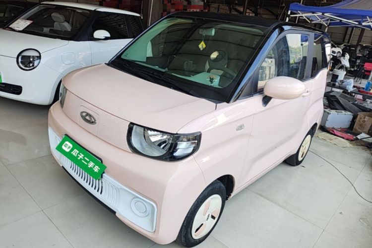Used Chery QQ Ice Cream 2022 120km Milkshake Phosphate Lithium-Iron Guazi used car, China used car export, Used car for sale, Used Chery QQ cars, Cheapest cars for sale, Electric vehicle, New energy car